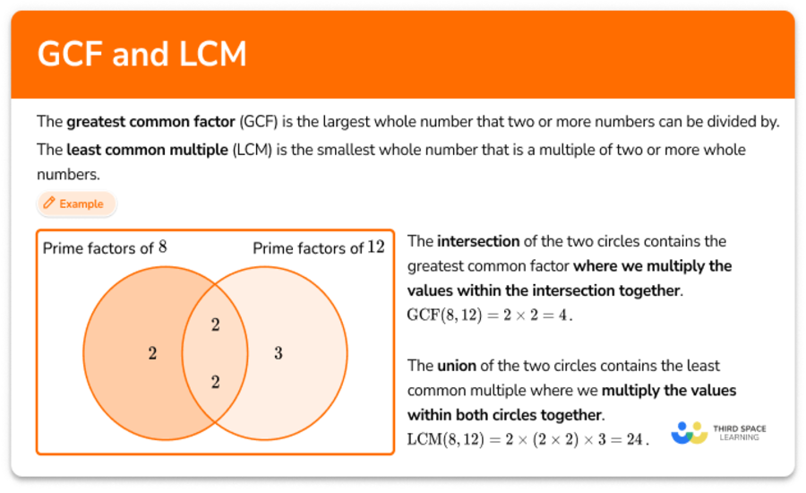 The Difference Between GCF and LCM Understanding Key Math Terms