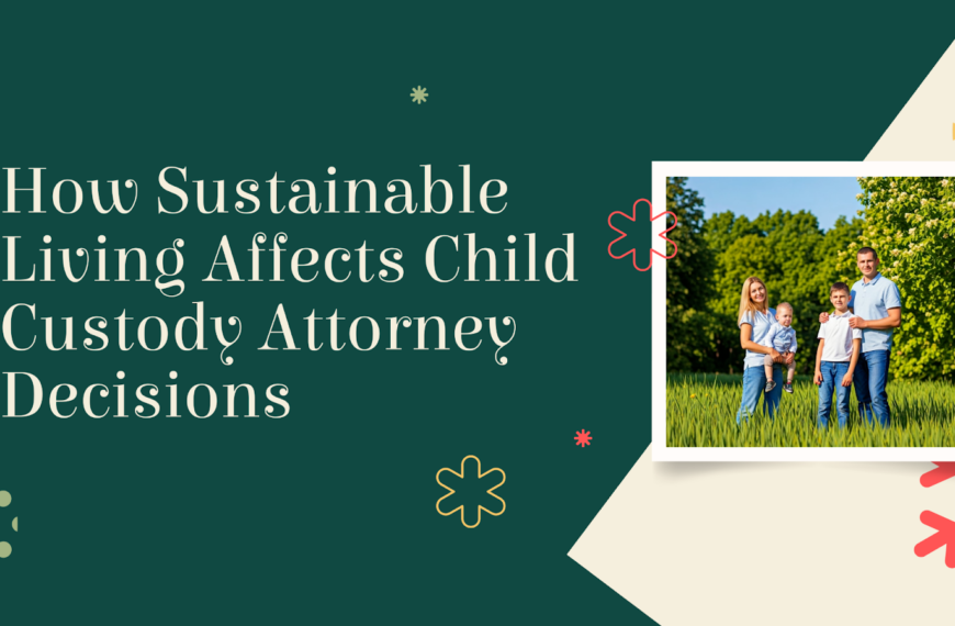 How Sustainable Living Affects Child Custody Attorney Decisions